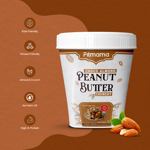 Choco Almond Peanut Butter - Nutty & Chocolatey, Protein Powerhouse, Guilt-Free