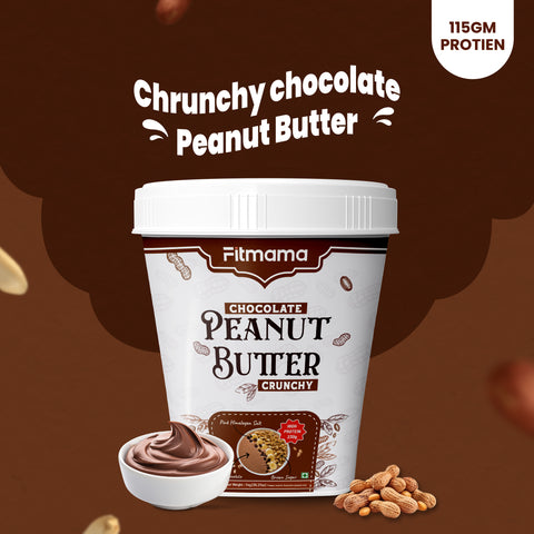 Crunchy Chocolate Peanut Butter – Crunch Chocolate Bliss, High Protein, No Refined Sugar